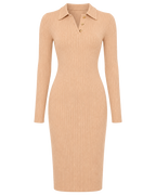 Polojurk Dames Geribd Gebreid