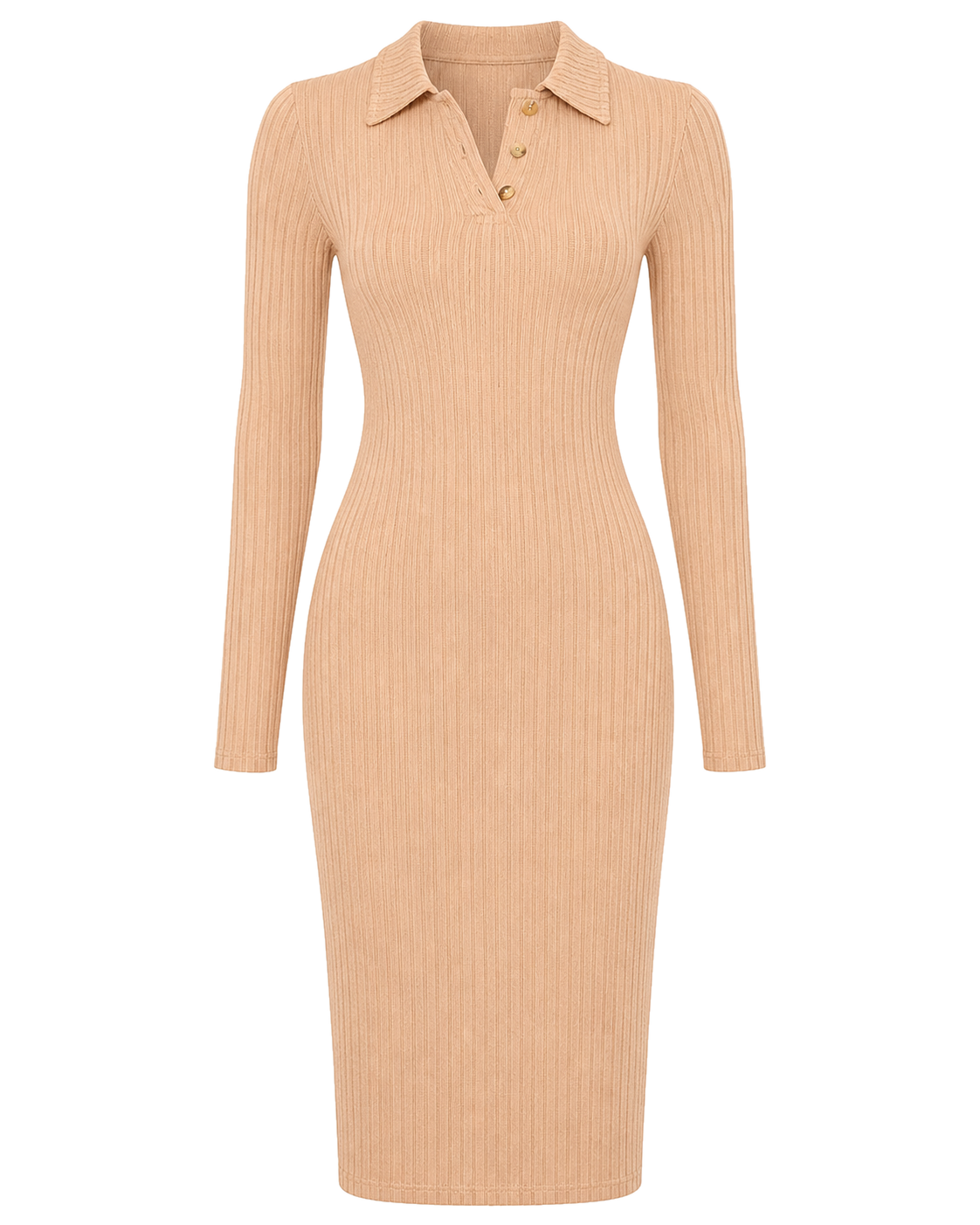 Polojurk Dames Geribd Gebreid