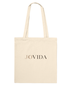 Jovida premium tote achterkant, naturel