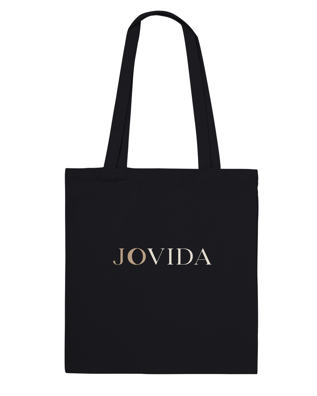 Jovida premium tote achterkant, zwart