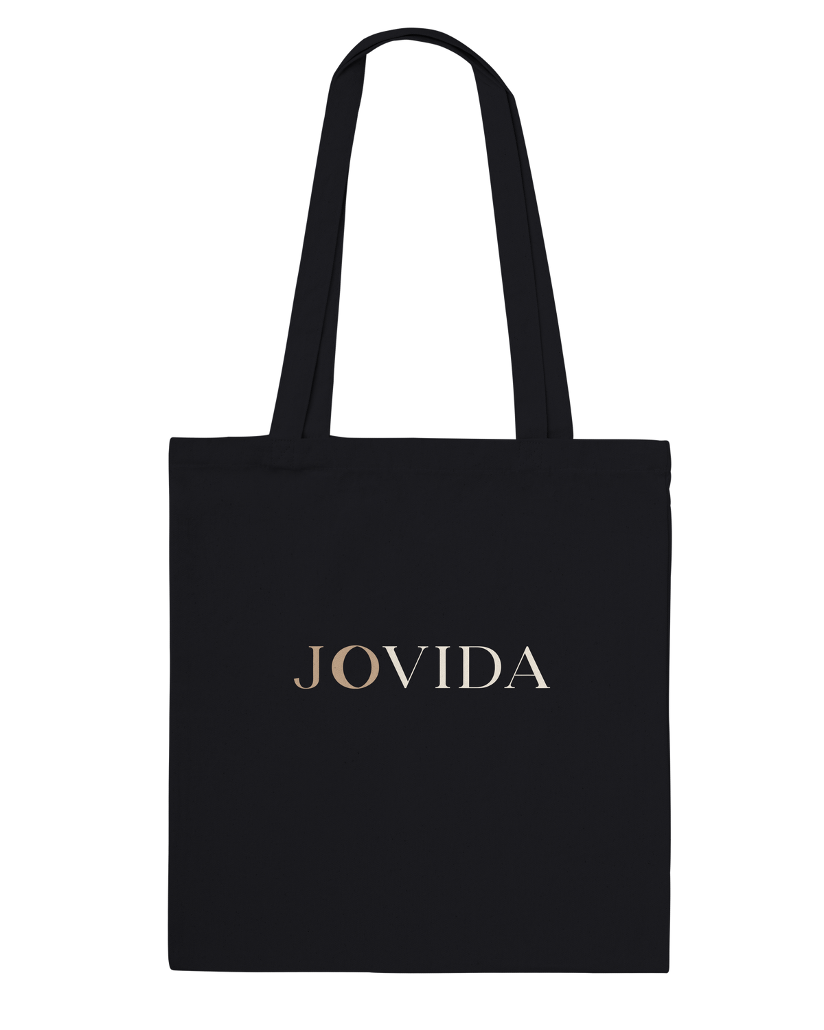 Jovida premium tote achterkant, zwart