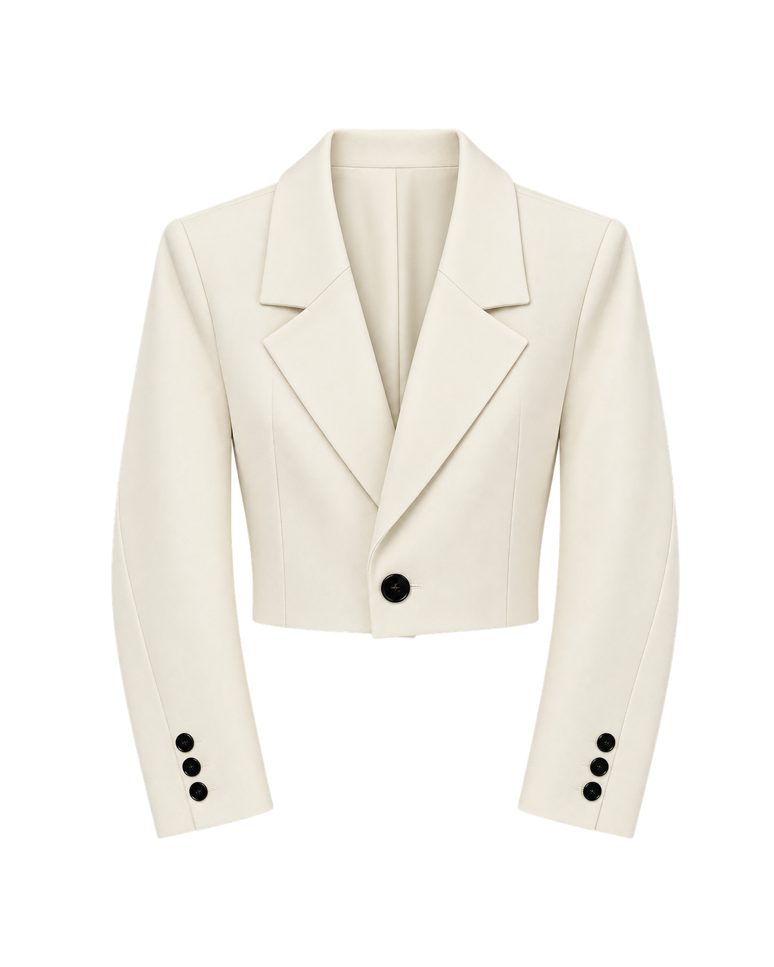 Korte blazer, beige #beige