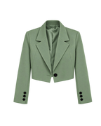 Korte blazer, lichtgroen #light-green #lichtgroen