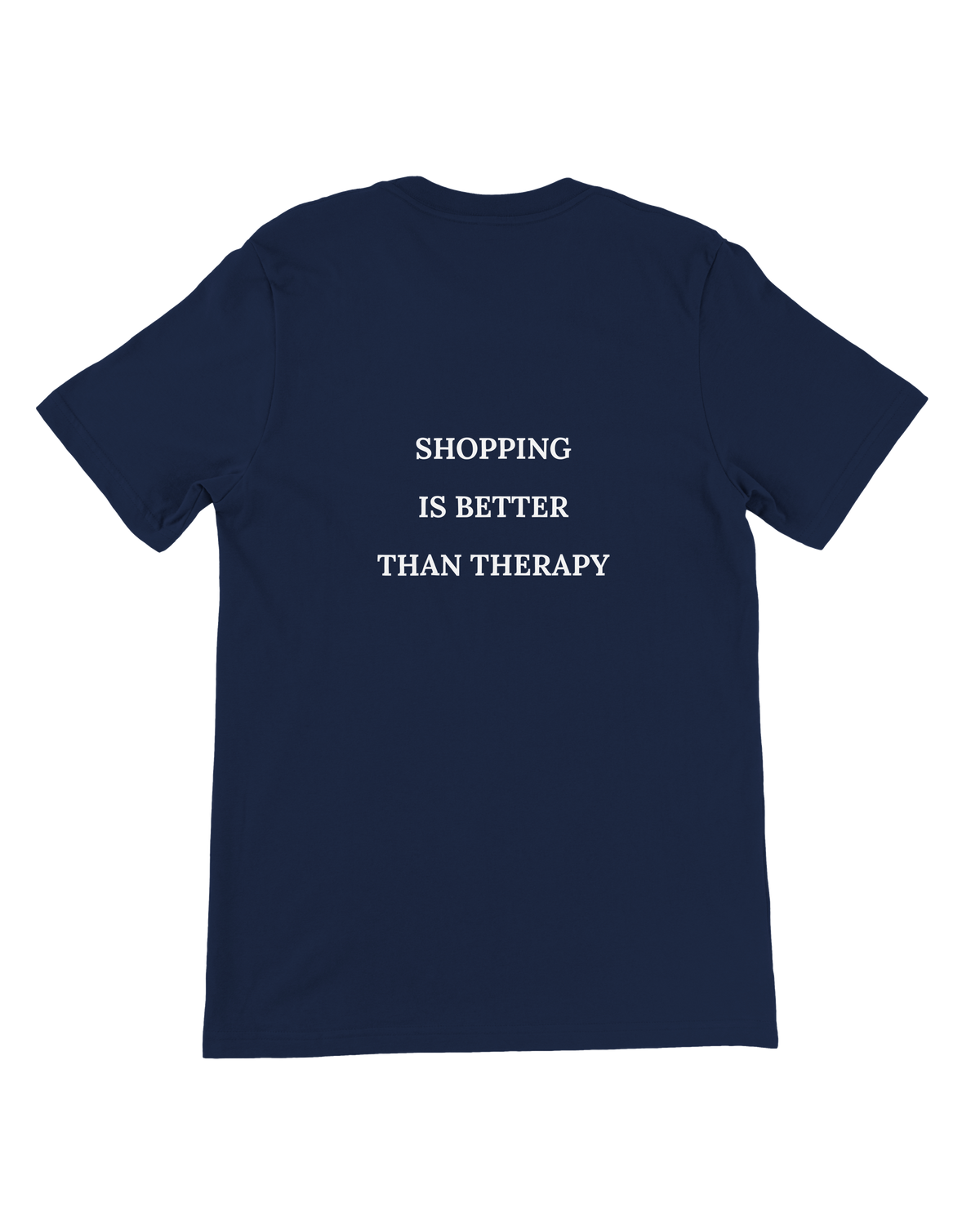 Jovida T-shirt met rugprint, donkerblauw #navy #marineblauw