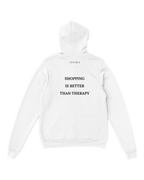 Jovida hoodie met slogan op de rug, wit #white #wit