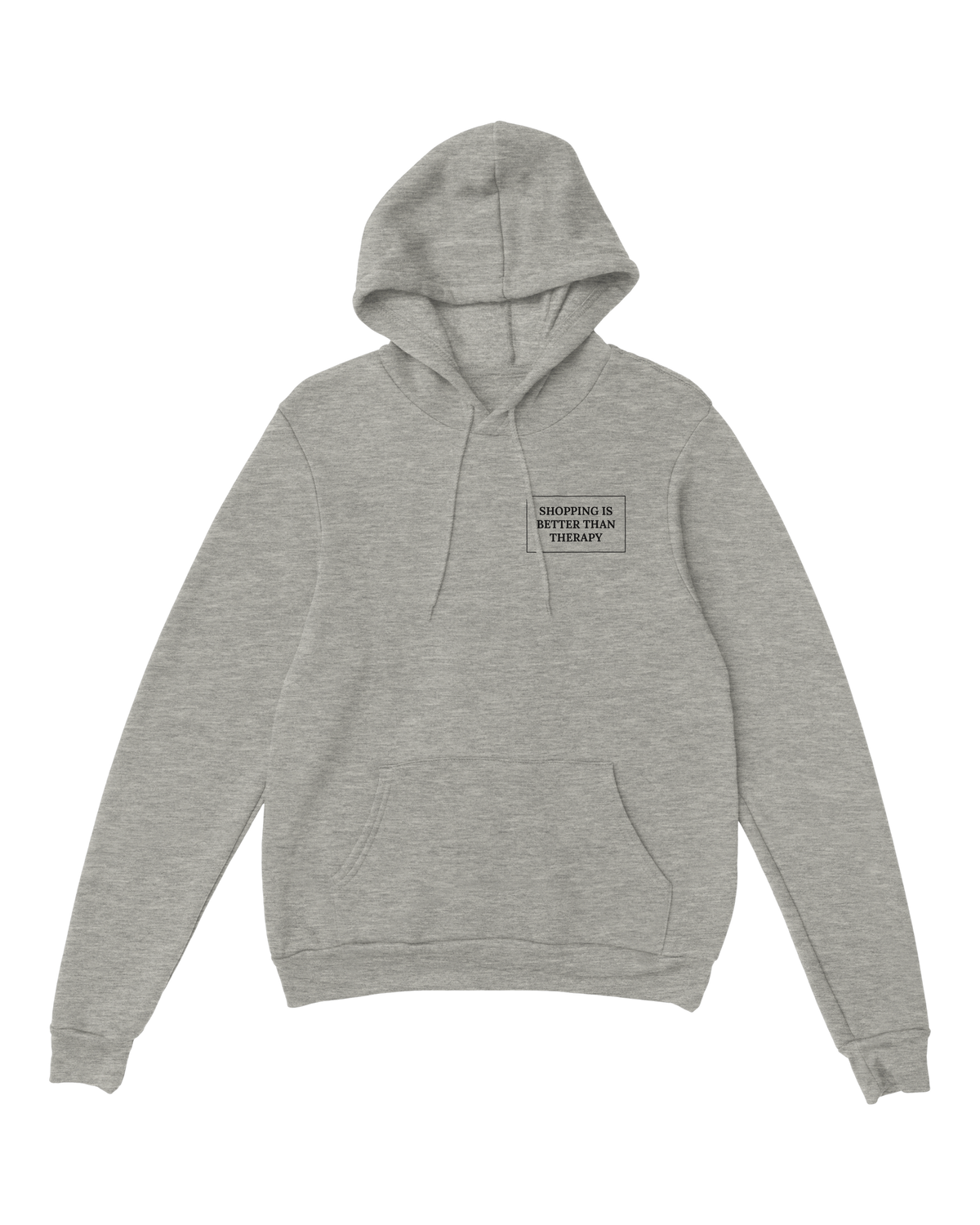 Jovida hoodie met borstprint, asgrijs #ash #asgrijs