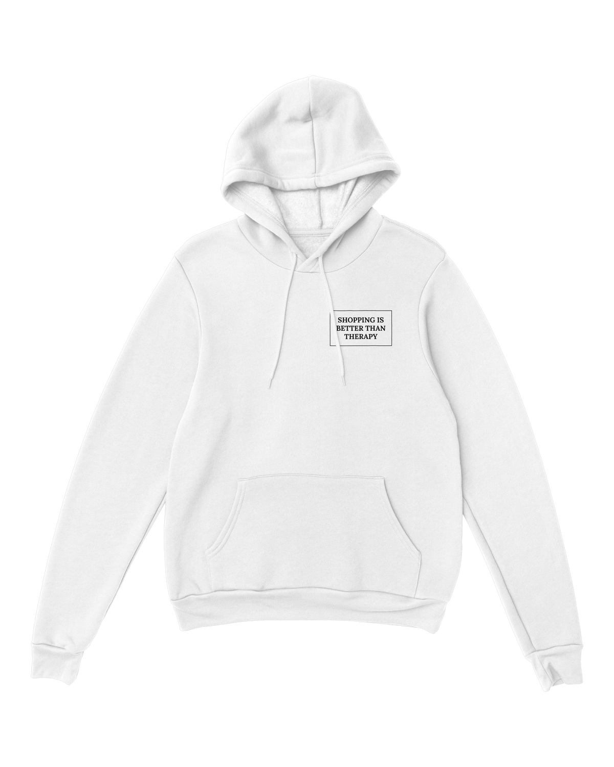 Jovida hoodie met borstprint, wit #white #wit