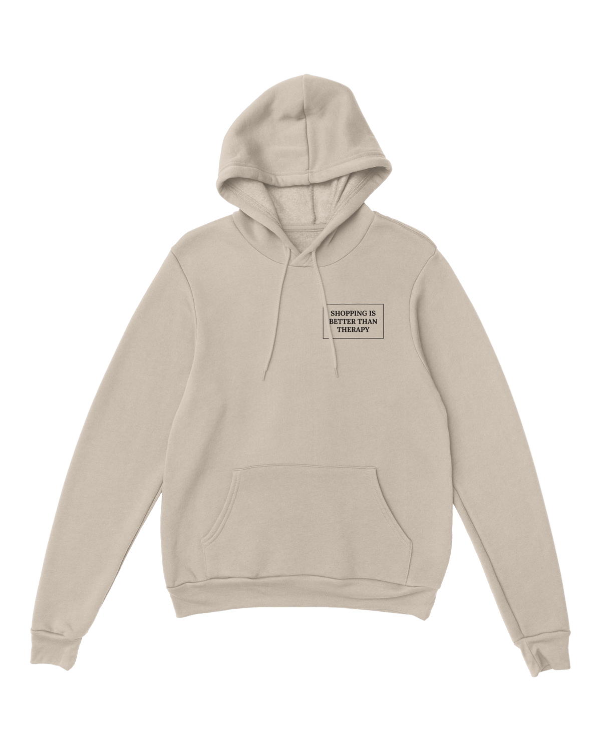 Jovida hoodie met borstprint, zand #sand #zand