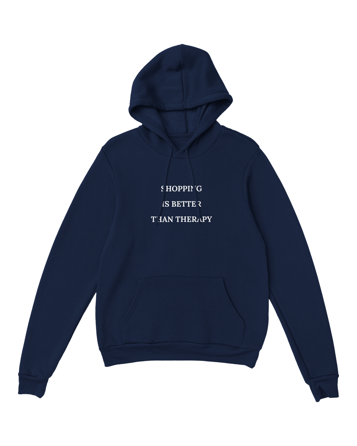 Jovida hoodie met print op de voorkant, marineblauw #navy #marineblauw