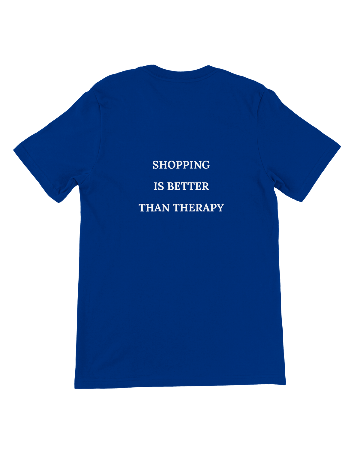 Jovida T-shirt met rugprint, gemeleerd blauw #heather-true-royal #gemêleerd-blauw