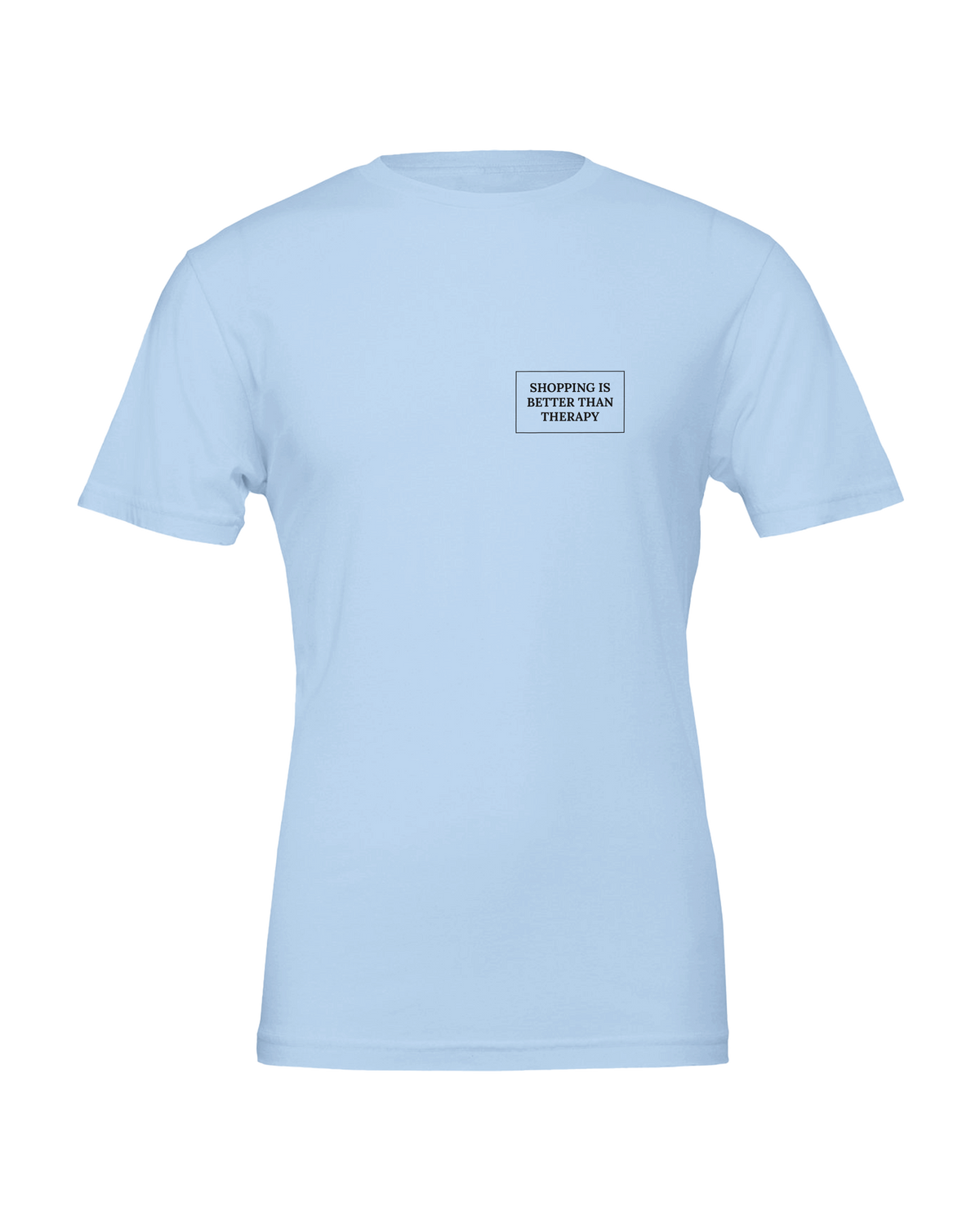 Jovida T-shirt met borstprint, lichtblauw #baby-blue #babyblauw
