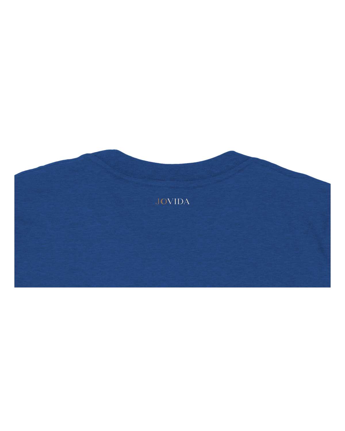Jovida neklabel gemeleerd blauw #heather-true-royal #gemêleerd-blauw