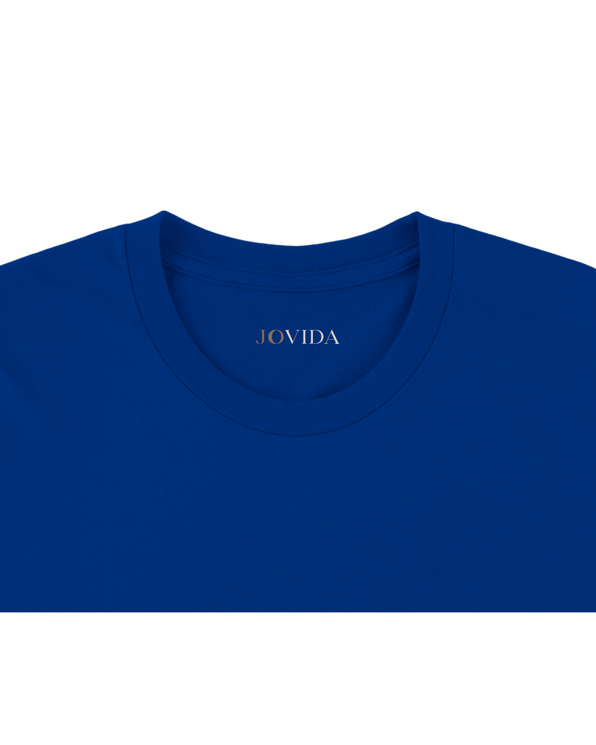 Jovida neklabel gemeleerd blauw #heather-true-royal #gemêleerd-blauw