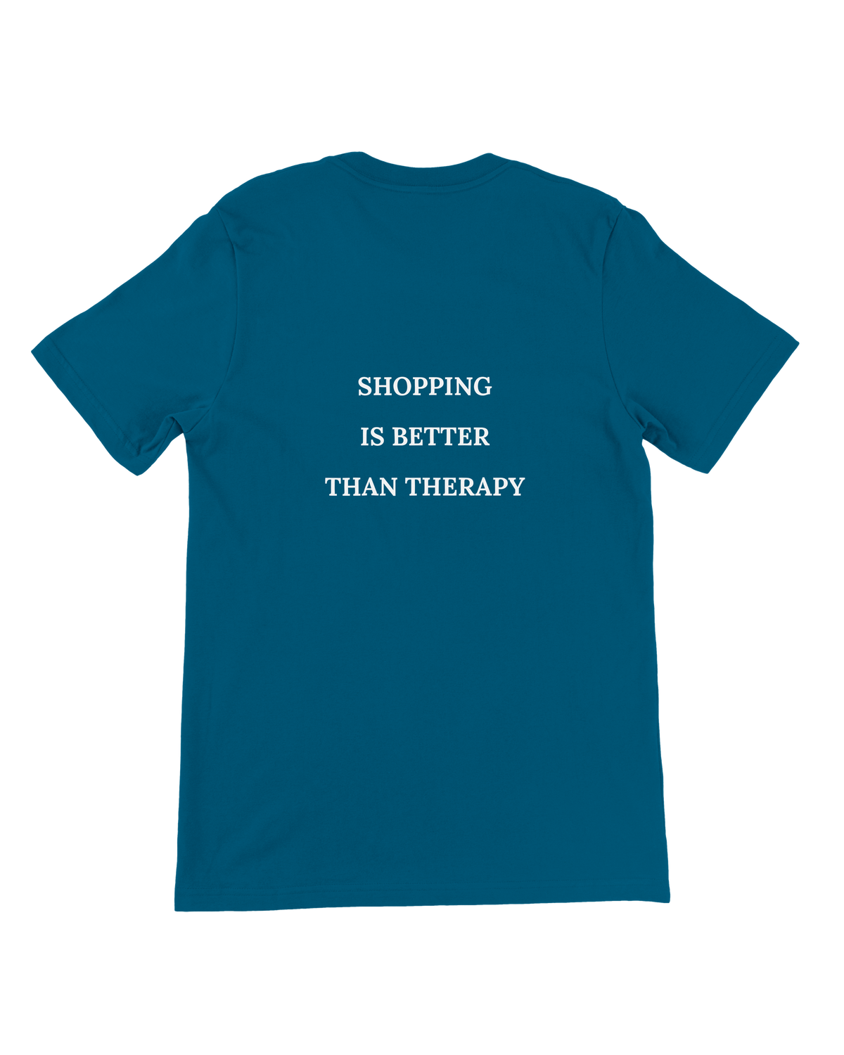 Jovida T-shirt met rugprint, petrolblauw #deep-teal #diep-petrol