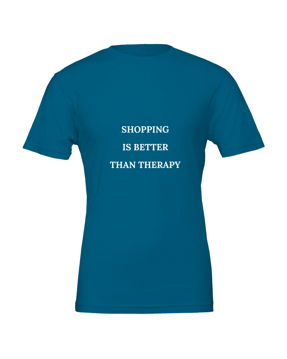 Jovida T-shirt met voorkantprint, petrolblauw #deep-teal #diep-petrol