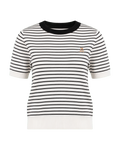 Gestreept T-shirt Dames Korte Mouw