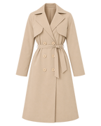 Lange Trenchcoat Dames met Ceintuur