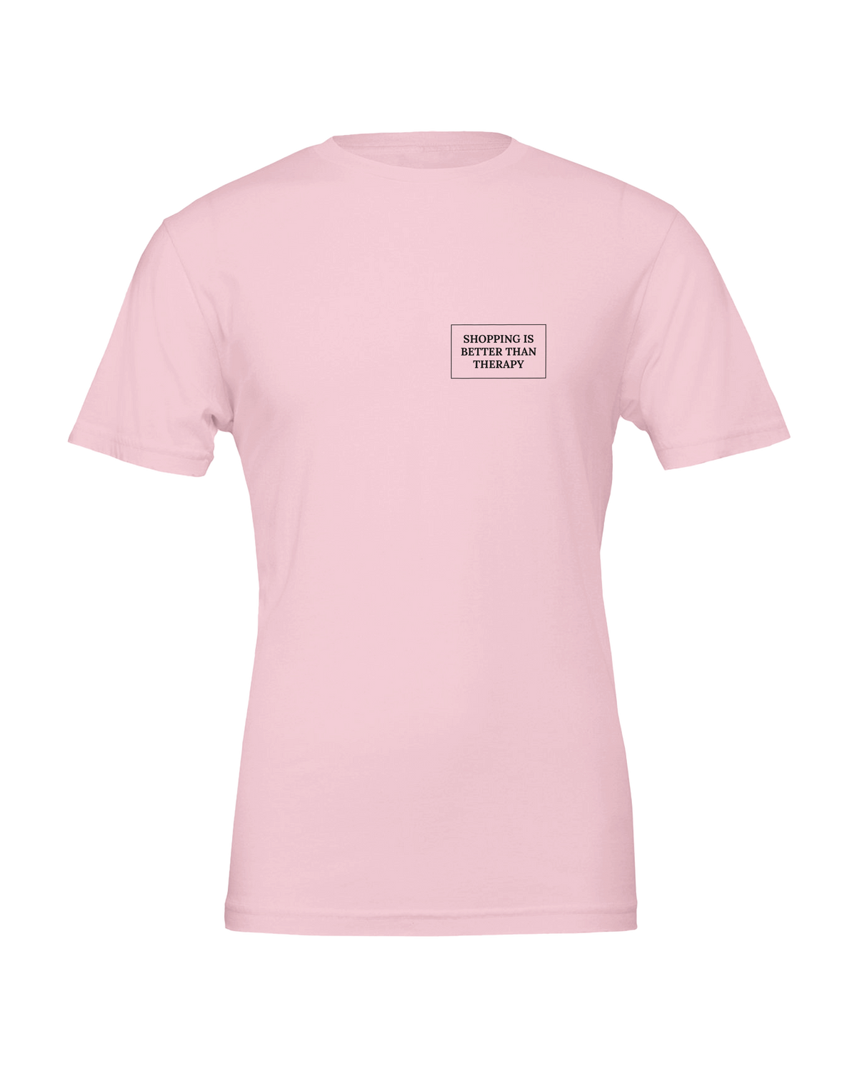 Jovida T-shirt met borstprint, roze #pink #roze